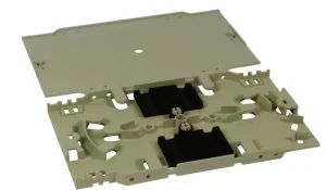 LWL-Patchpanel Spleisbox,19", 12xLC-Duplex-Buchsen, OS2, 9/125u Singlemode, incl.Pigtails, Lichtgrau, Synergy 21,