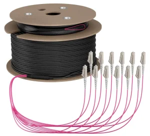 LWL-Kabel, Trunkkabel U-DQ(ZN)BH 4G 50/125, LC/LC OM4 180m