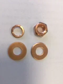 ALLNET 19" zzbh. Ersatz Schutzleiter, zbh. M6, (1xMutter, 1xSprengring, 2x Beilag Scheibe)