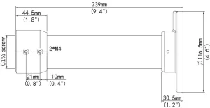 ALLNET IP Kamera zbh. Pendant mount/Decken for ALL-CAM2498-LEP