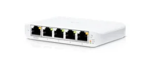 Ubiquiti Switch smart managed Layer2 5 Port • 5x GbE • 1x PoE at In • Desktop • Lüfterlos • 5er Pack • UniFi • USW-Flex-Mini-5