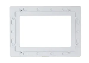 ALLNET Touch Display Tablet 10 Zoll zbh. Blende für Einbaurahmen, weiß breit