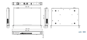 ALLNET Network Appliance/Server 19" NS6001 Celeron 3855U 1HU - Barebone