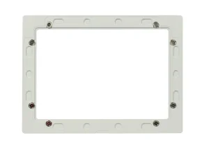 ALLNET Touch Display Tablet 10 Zoll zbh. Blende für Einbaurahmen, weiß schmal