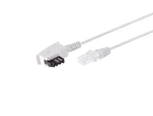Kabel TK TAE 6m, TAE-F/RJ45, Weiss