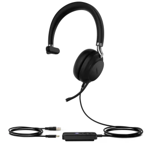 Yealink Bluetooth Headset - UH38 Mono Teams -W/O BAT USB-C