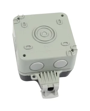 Keystone, Modulträger, Aufputzgehäuse IP66, mit Lasche für Ringschloss, Synergy 21,