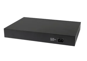 ALLNET Switch unmanaged Layer2 18 Port • PoE Budget 240W • 16x PoE at • 2x SFP • 19" • Lüfterlos • ALL-SG8018P