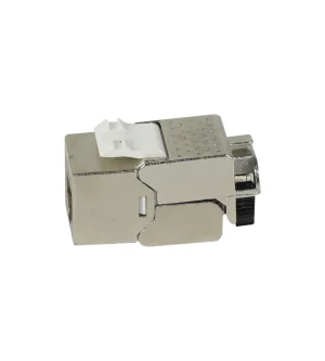 Keystone, Modul, TP-Buchse(RJ45), CAT6A, 500MHz, Slim-line, mit Kabelklemme, Synergy 21,