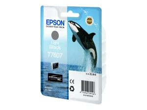 EPSON 5LB T7607 ink cartridge light