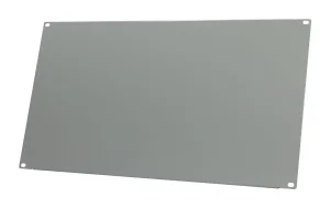 ALLNET 19" zbh. Blindplatte, 6HE, Lichtgrau,