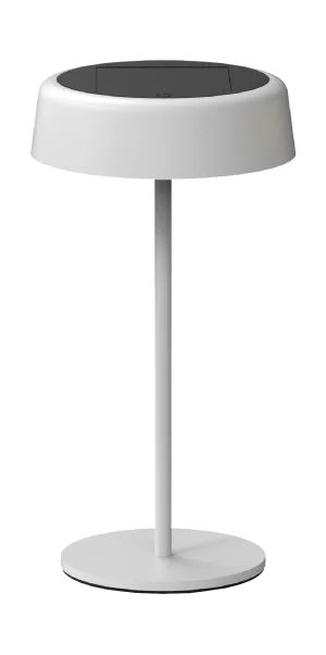 Synergy 21 LED Tischleuchte SOLAR/Akku, outdoor IP54, Touch Switch dimmbar, weiss