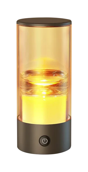 Synergy 21 LED Teelicht Akku, outdoor IPX5, Touch Switch dimmbar, stahlgrau