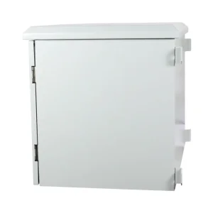ALLNET 19" Wandgehäuse, 6HE, T638mm, Lichtgrau, IP55, SO-Serie, incl. 4-Fach Lüftereinheit