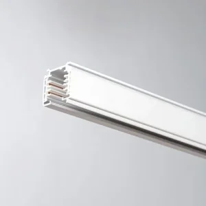 Powergear 3PH AUFBAUSCHIENE, Weiss, 2 meter