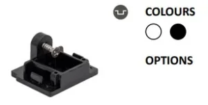 Powergear Mini 1PH ENDKAPPE , Schwarz