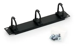 Triton 10" Wandgehäuse, zbh. Kabelführungsplatte, 1HE, Lichtgrau,