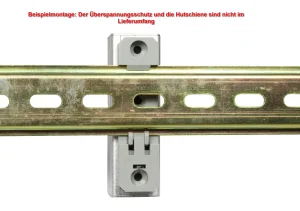 ALLNET TP Cat 6 Überspannungs-/Blitzschutz zbh. für ALL95100 Hutschiene Montageklammer