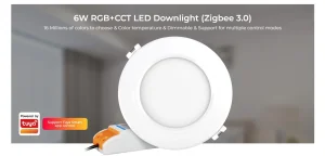 Synergy 21 LED Panel Rund 6W RGB-WW (RGB-CCT) mit Zigbee 3.0 und 2,4G *Milight/Miboxer*