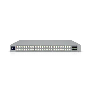 Ubiquiti Switch full managed Layer3 52 Port • 32x 10GbE • 16x 2,5GbE • PoE Budget 950W • 48x PoE bt • 4x SFP28 • 19" • UniFi • ECS-48-PoE