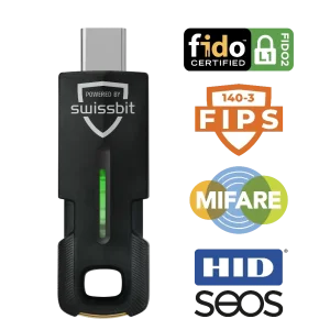 Swissbit iShield Key 2 Pro USB-C + Mifare in Einzelverpackung