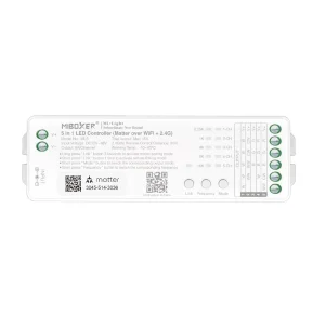 Synergy 21 LED Controller 5in1 RGB-WW (RGB-CCT) DC12~24V Matter Over WiFi + 2.4G *Milight/Miboxer*