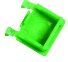 Telegärtner Modul, zbh. Schutzklappe für AMJ/AMJ-S/AMJ-SL, Grün, 100-Pack