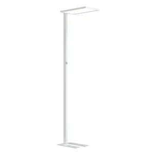 Synergy 21 LED office line Stehlampe Dike weiss, dimmbar