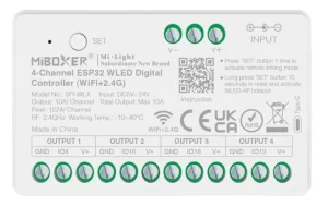 Synergy 21 Pixel LED Controller SPI-Serie WLED (2.4GHz+Wifi) 4 Kanäle *Milight/Miboxer*