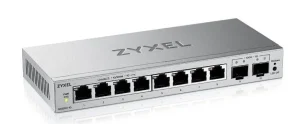 Zyxel Switch smart managed Layer2 8 Port • 10x 1 GbE • 2x SFP • Desktop • Lüfterlos • GS1200-10V3