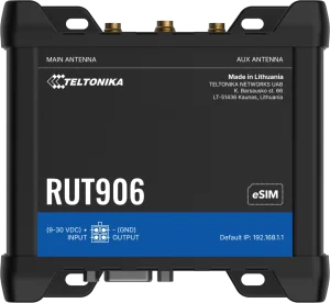 Teltonika · Router · RUT906 · LTE Modem Router/WLAN · eSIM