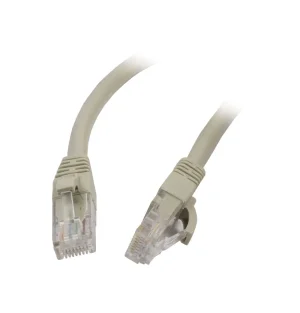 Patchkabel RJ45, CAT6 250Mhz, 1.0m grau, UTP(U/UTP), PVC, Synergy 21,
