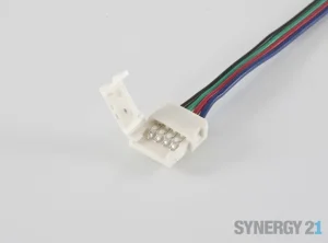 Synergy 21 LED Flex Strip zub. Clickverbinder mit Kabel RGB 1-seitig
