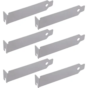 InLine® Slotblenden-Set, PCI Low-Profile, Aluminium, 6 Stück