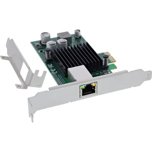 InLine® Gigabit Netzwerkkarte, 1x RJ45 1 Gb/s, PCIe x1, PoE+