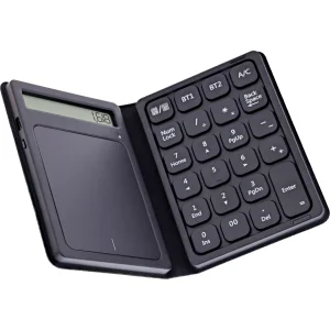 InLine® Bluetooth Nummernblock mit Touchpad, Display, faltbar, schwarz