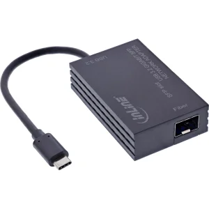 InLine® USB-C zu SFP Gigabit Fiber Netzwerkadapter (10/100/1000 Mb/s)