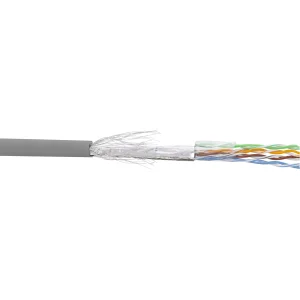 InLine® Patchkabel Cat.5e, grau, SF/UTP, AWG26 CCA, PVC, 500m