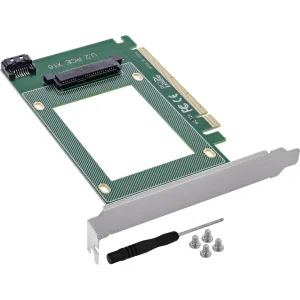 InLine® Schnittstellenkarte, PCIe x16 zu U.2 NVMe, SFF-8639, intern