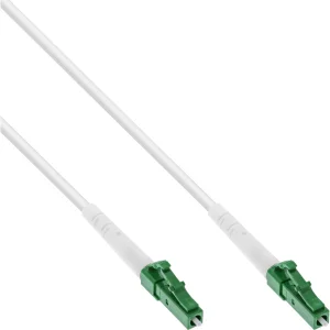 InLine® LWL Simplex Kabel, FTTH, LC/APC 8° zu LC/APC 8°, 9/125µm, OS2, 40m