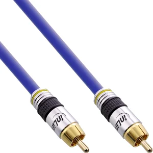 InLine® Cinch Kabel VIDEO & digital AUDIO, PREMIUM, 1x Cinch St / St, 2m