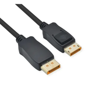 ROLINE DisplayPort Kabel, v2.1, 10K, DP ST - ST, schwarz, 3 m