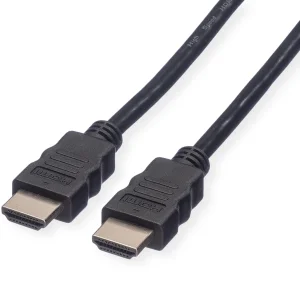 VALUE 4K HDMI Ultra HD Kabel mit Ethernet, ST/ST, schwarz, 3 m