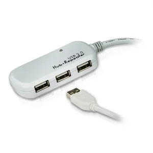 ATEN UE2120H USB Extender 4 Port Hub, grau, 12 m