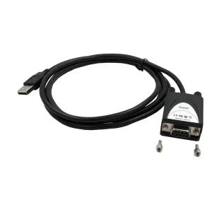 EXSYS EX-1311-2F USB 2.0 zu 1 x Seriell RS-232 1.8 Meter Kabel mit 9 Pin Buchse LED Anzeige