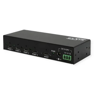 EXSYS EX-12294HMS 4 Port USB 3.2 Metall HUB 4x C