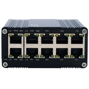 EXSYS EX-62025PoE 10-Port Industrial PoE Switch mini, unmanaged