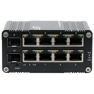 EXSYS EX-62035MPoE-SFP-8+2 Port Industrial Gigabit SFP PoE+ Mini Switch, Web Managed