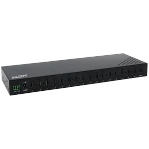 EXSYS EX-12276HMS 16-Port USB 3.2 Gen 2 Metall HUB, mit 16x C-Anschlüsse