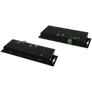 EXSYS EX-1191HMVS-PD 4-Port-USB-3.2 Gen 1 Metall HUB, mit USB-PD Aufladung